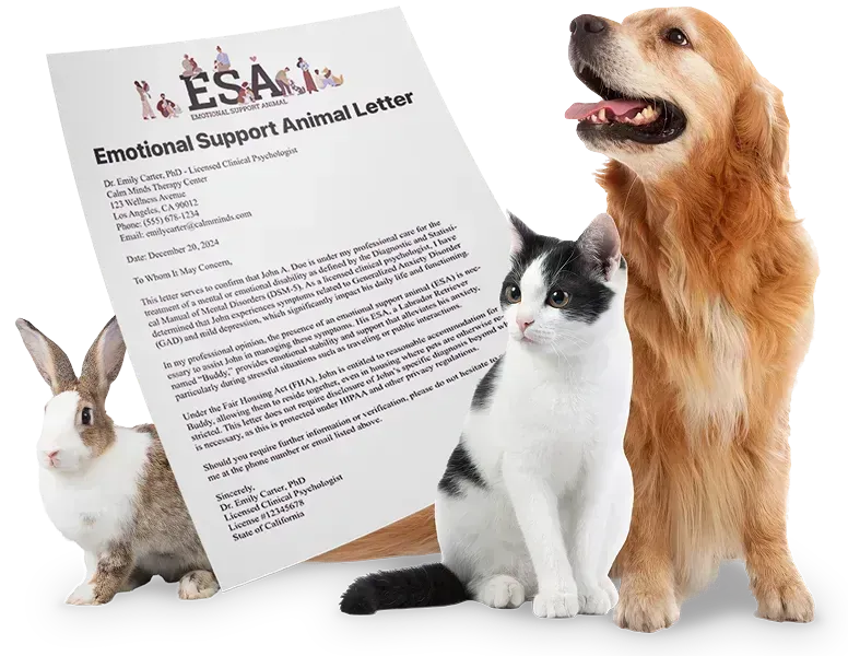 Emotional support animal letter sample.