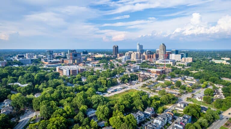View of downtown Raleigh, NC