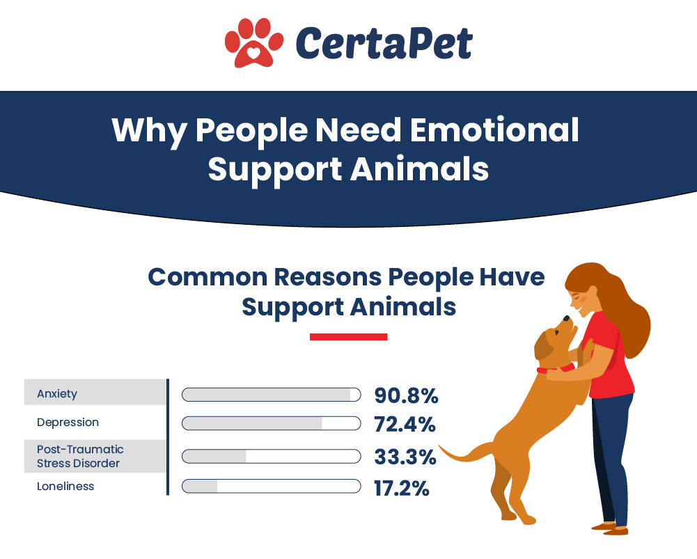 How Emotional Support Animals Impact Our Mental and Emotional Health |  CertaPet®